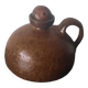 Carafe en céramique marron
