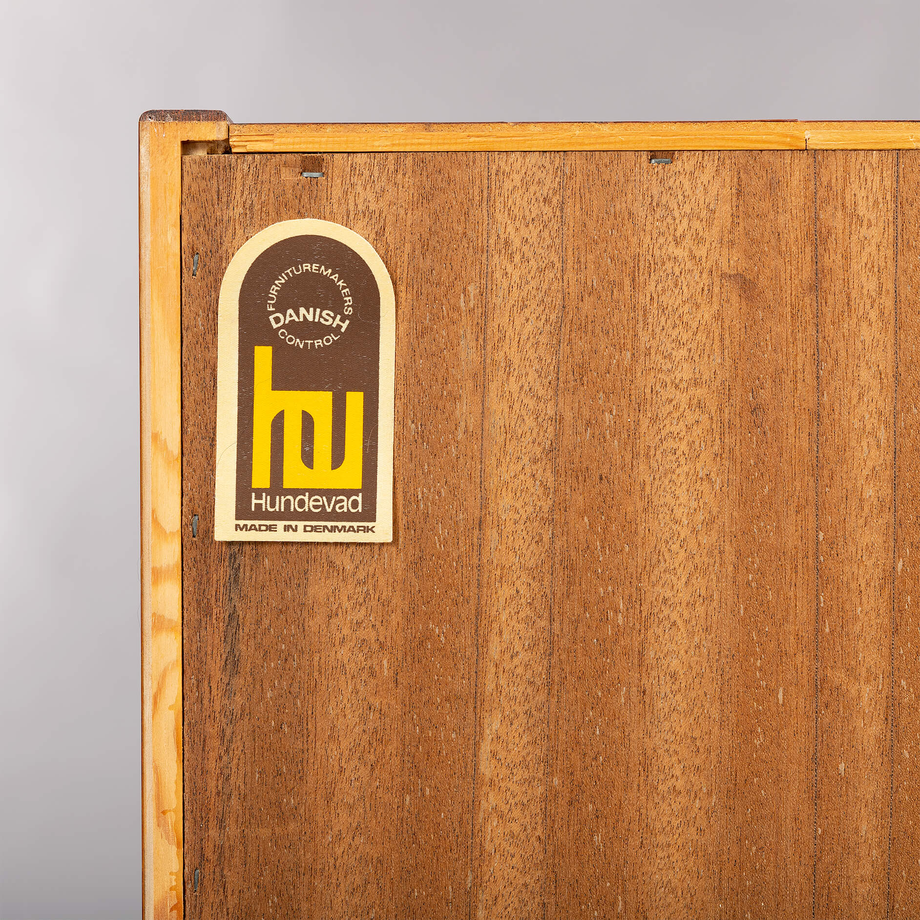 Rosewood bookcase with Record Rack by Hundevad & Co, 1960s