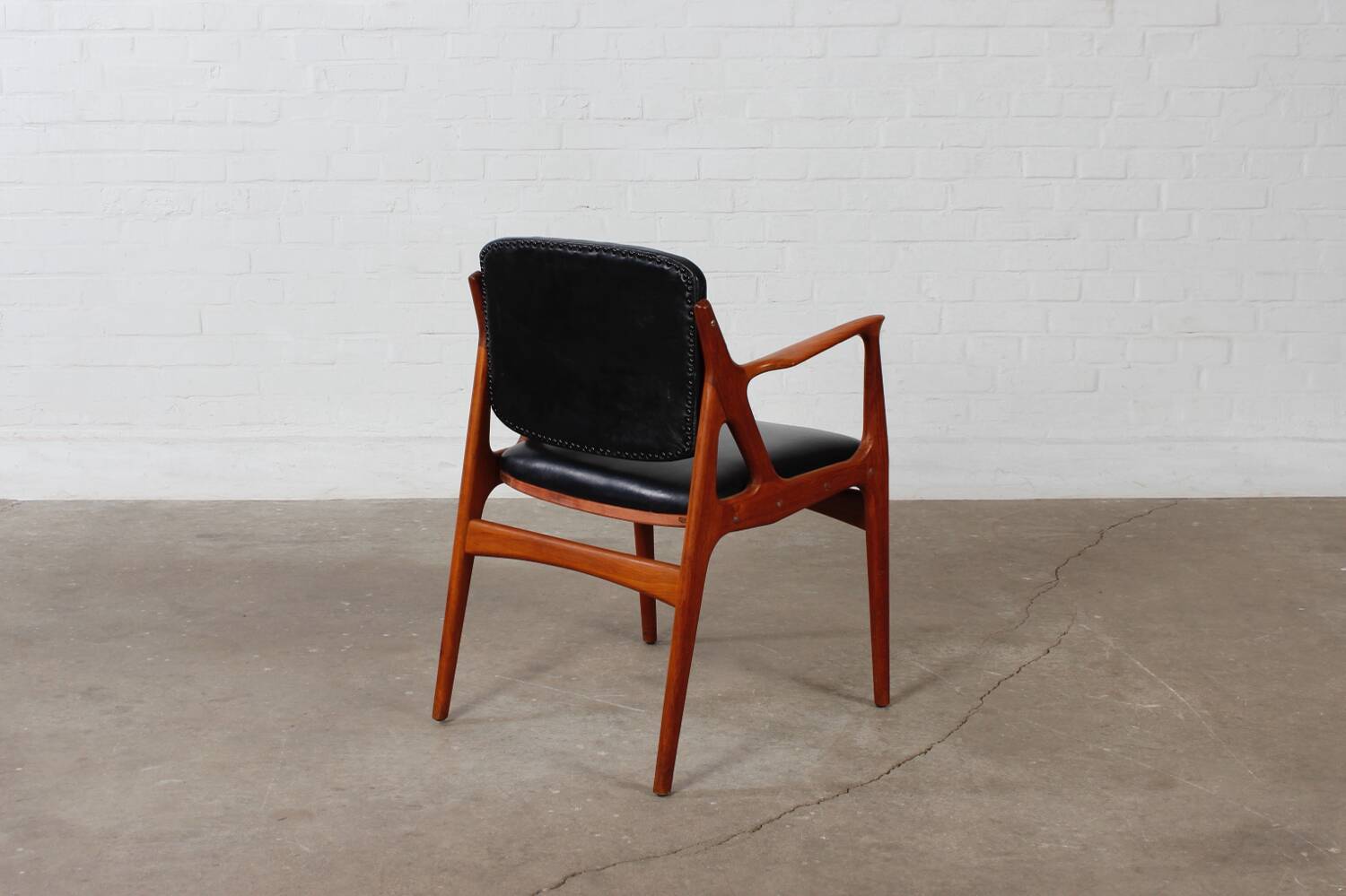 Vintage Teak Stuhl Design Arne Vodder Danish Mid Century