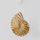 Nautilus pendant light made of wooden slats, 2000s