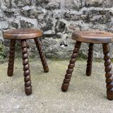 Pair of milking stools 1920