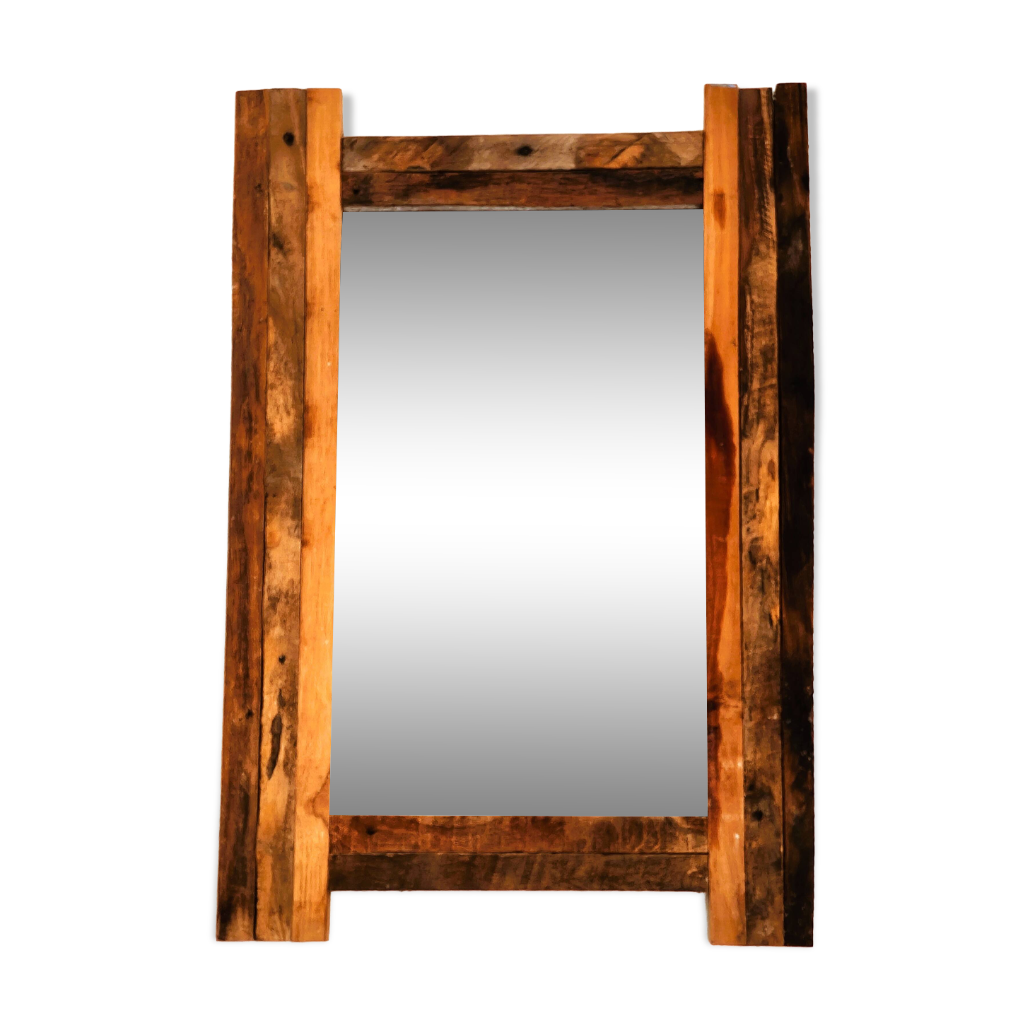 Miroir en bois recyclé