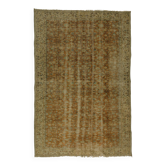 One-of-a-kind turkish handwoven vintage rug - rustic vintage charm 256x 169
