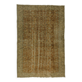 Tapis vintage turc unique tissé à la main - charme rustique vintage 256 x 169