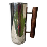 Guy Degrenne stainless steel and wood pitcher