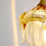 Glass Doria lamp, Germany 1970s