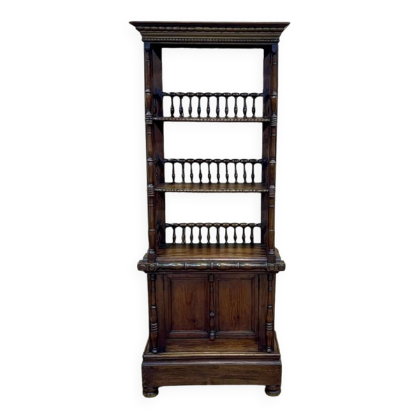 Bibliothèque en sapin de la fin du XIXème