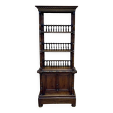 Late 19th century fir bookcase