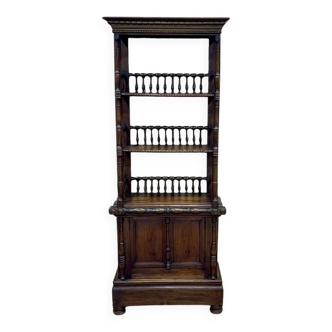Late 19th century fir bookcase