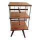 Rotating floor bookshelf