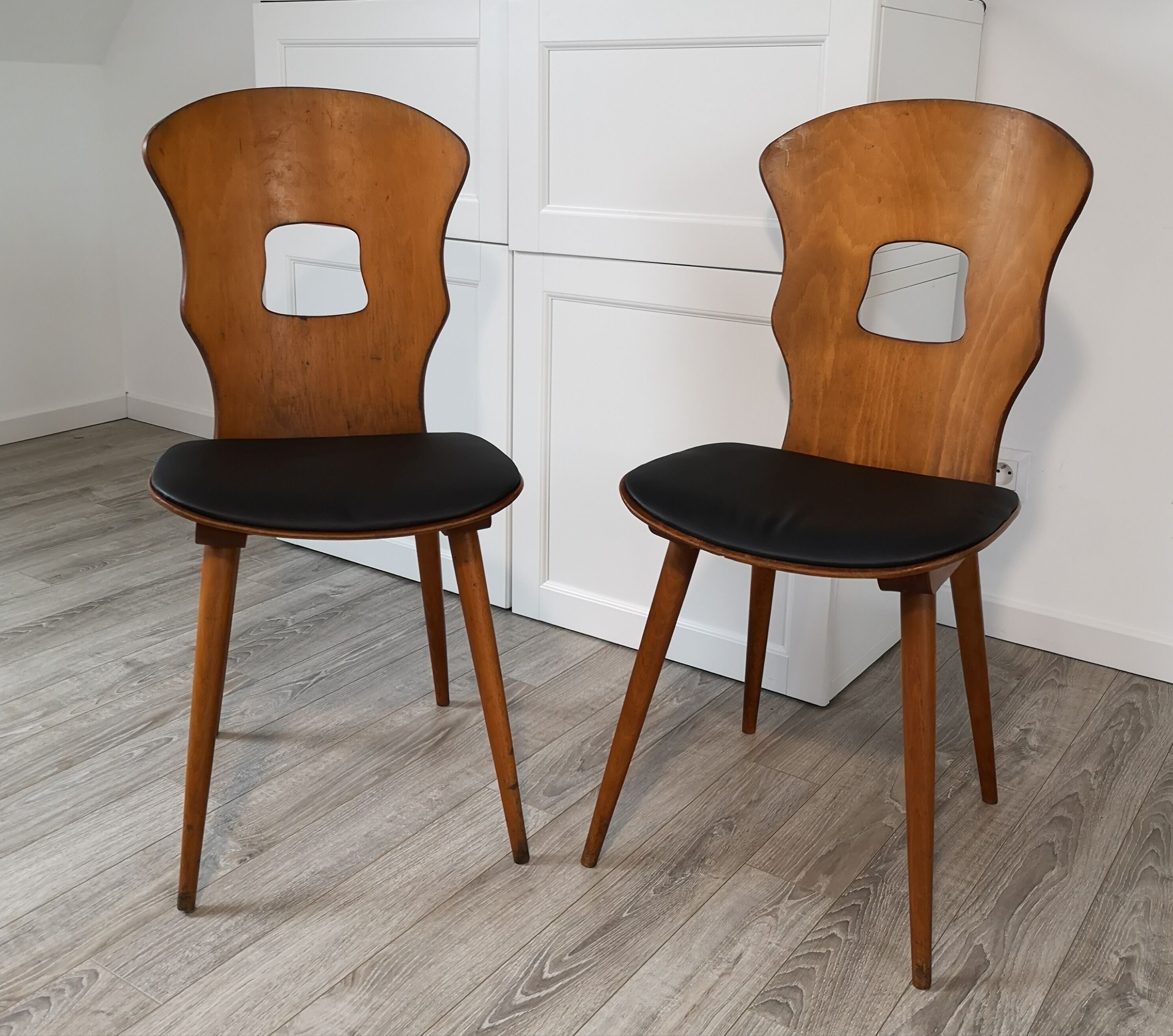 Pair of Bistro chairs Baumann Gentiane
