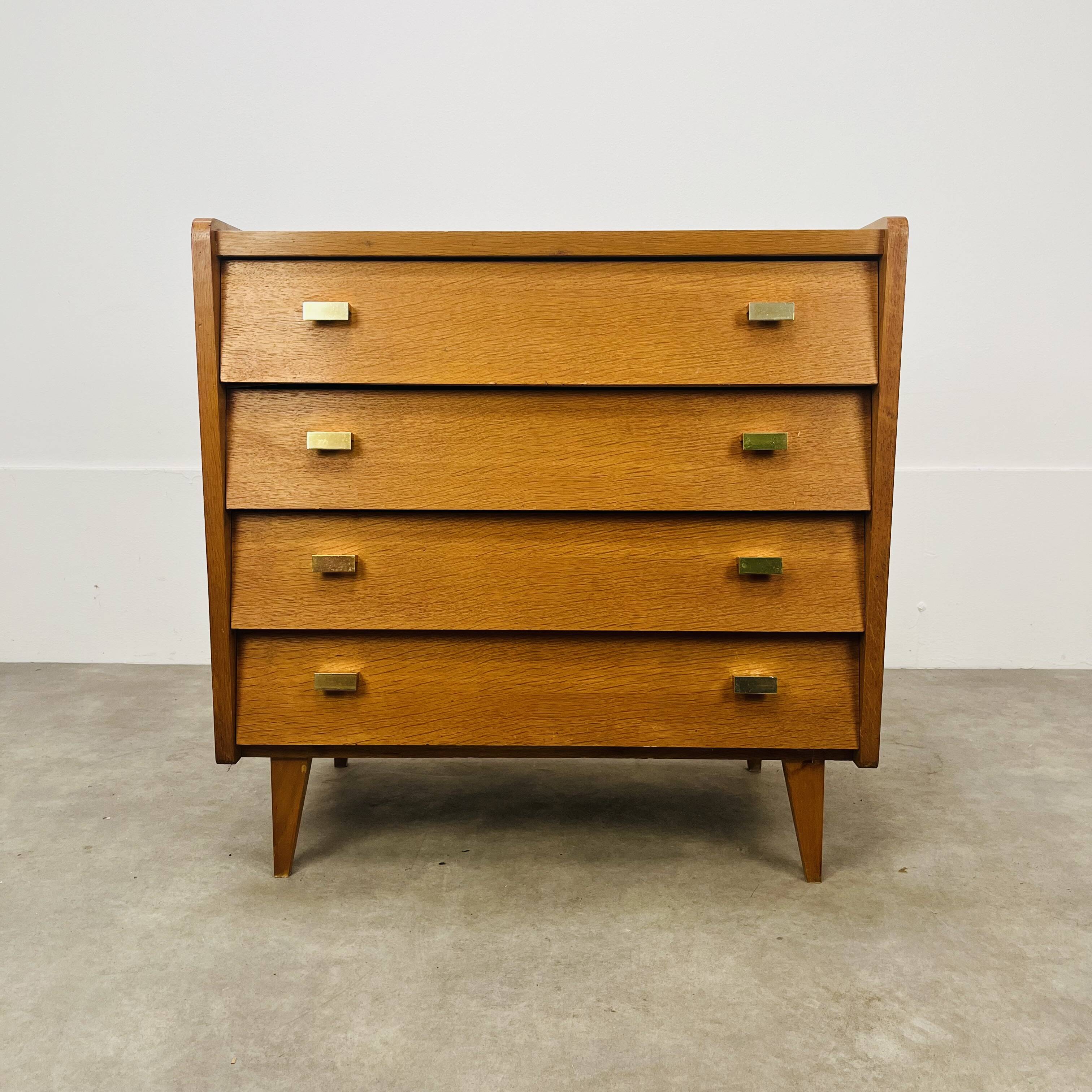 Commode vintage pieds compas