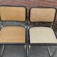 Set of 4 vintage chairs  Cesca B32 in black and chrome