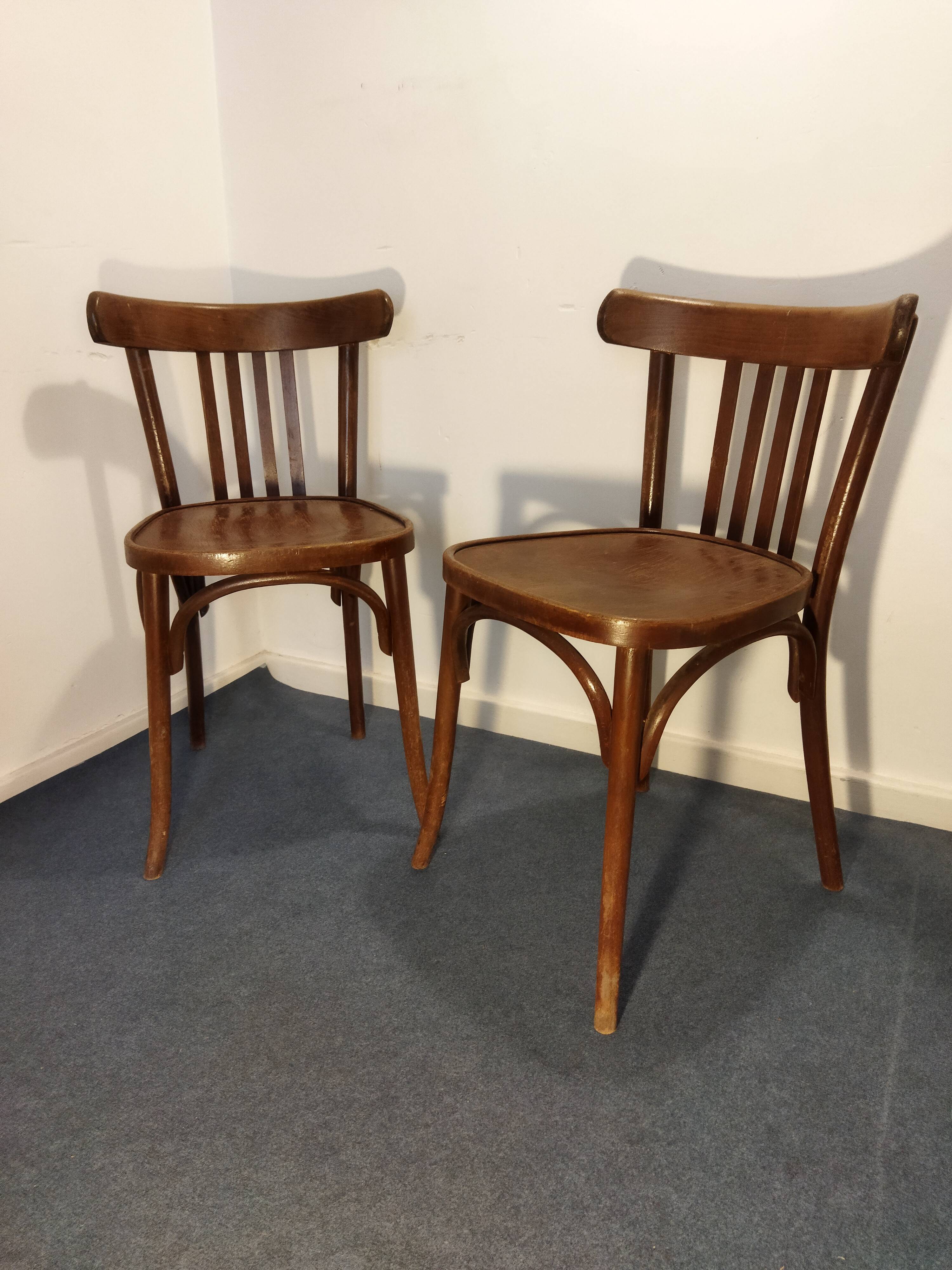 Pair of bistro chairs