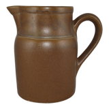 Vintage stoneware pitcher by the Digoin factory, France