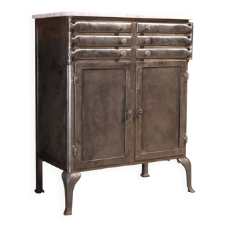 antique dentist's workbench from 1920 in industrial style