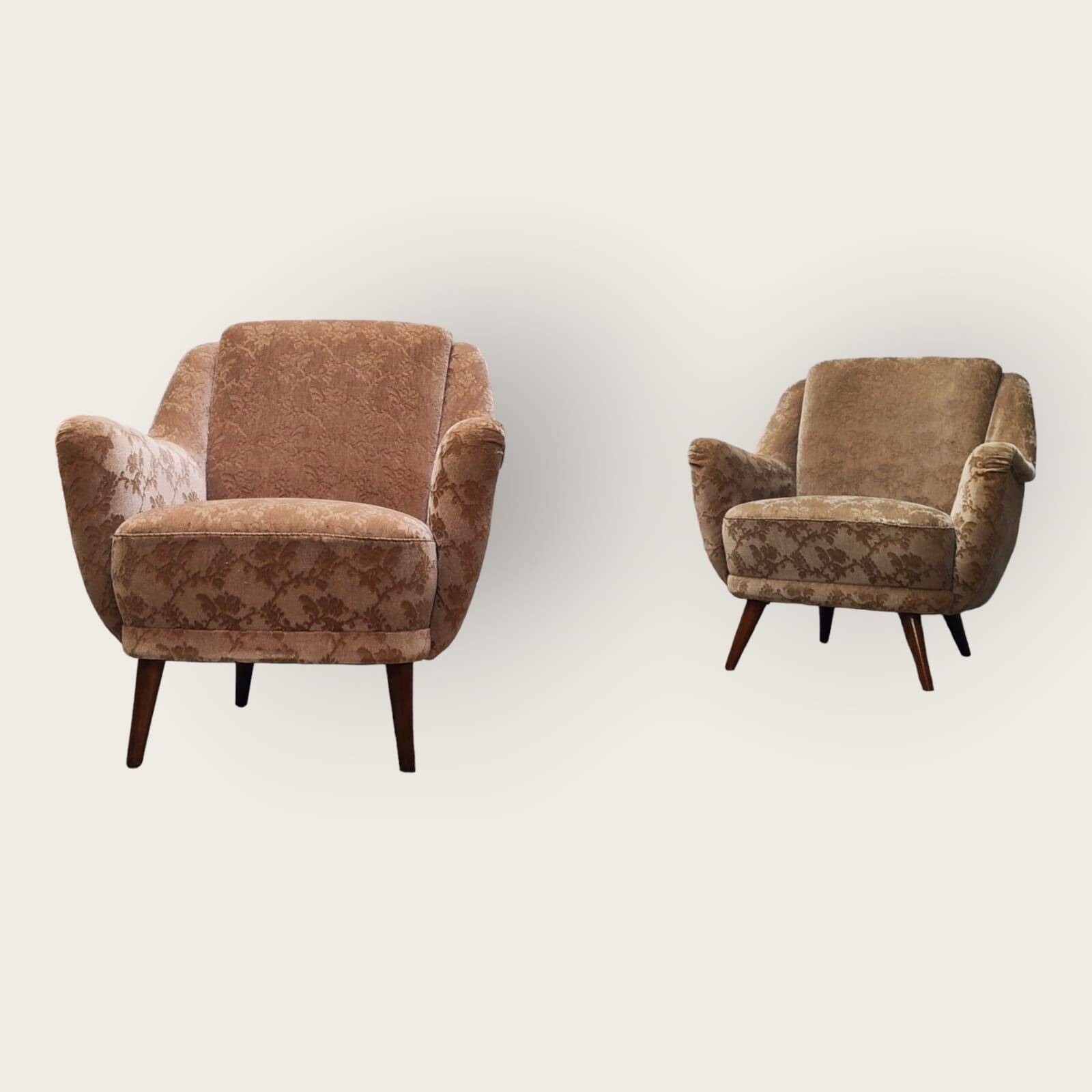 Twee Mid Century fauteuils