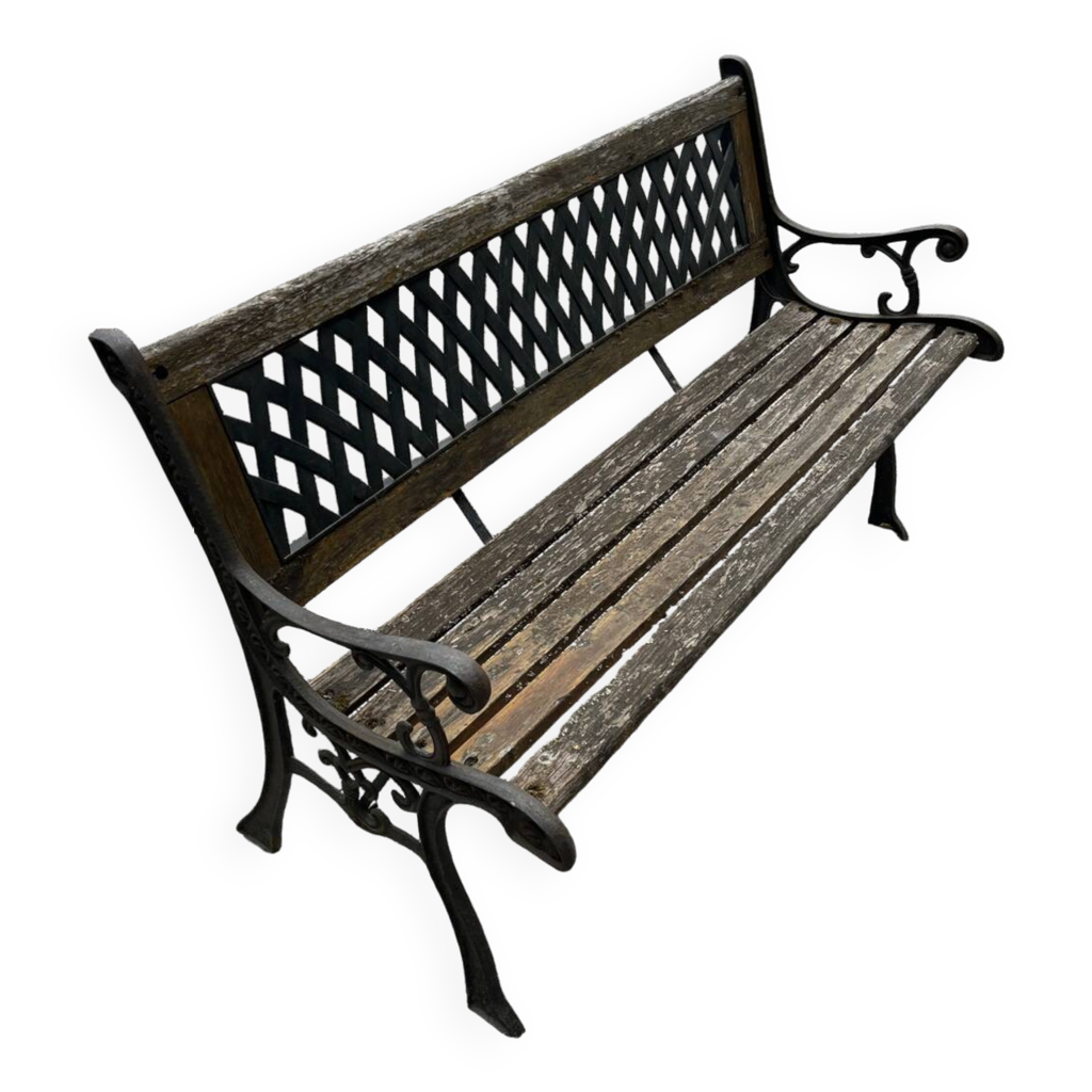 Vieux Banc De Jardin A Vendre