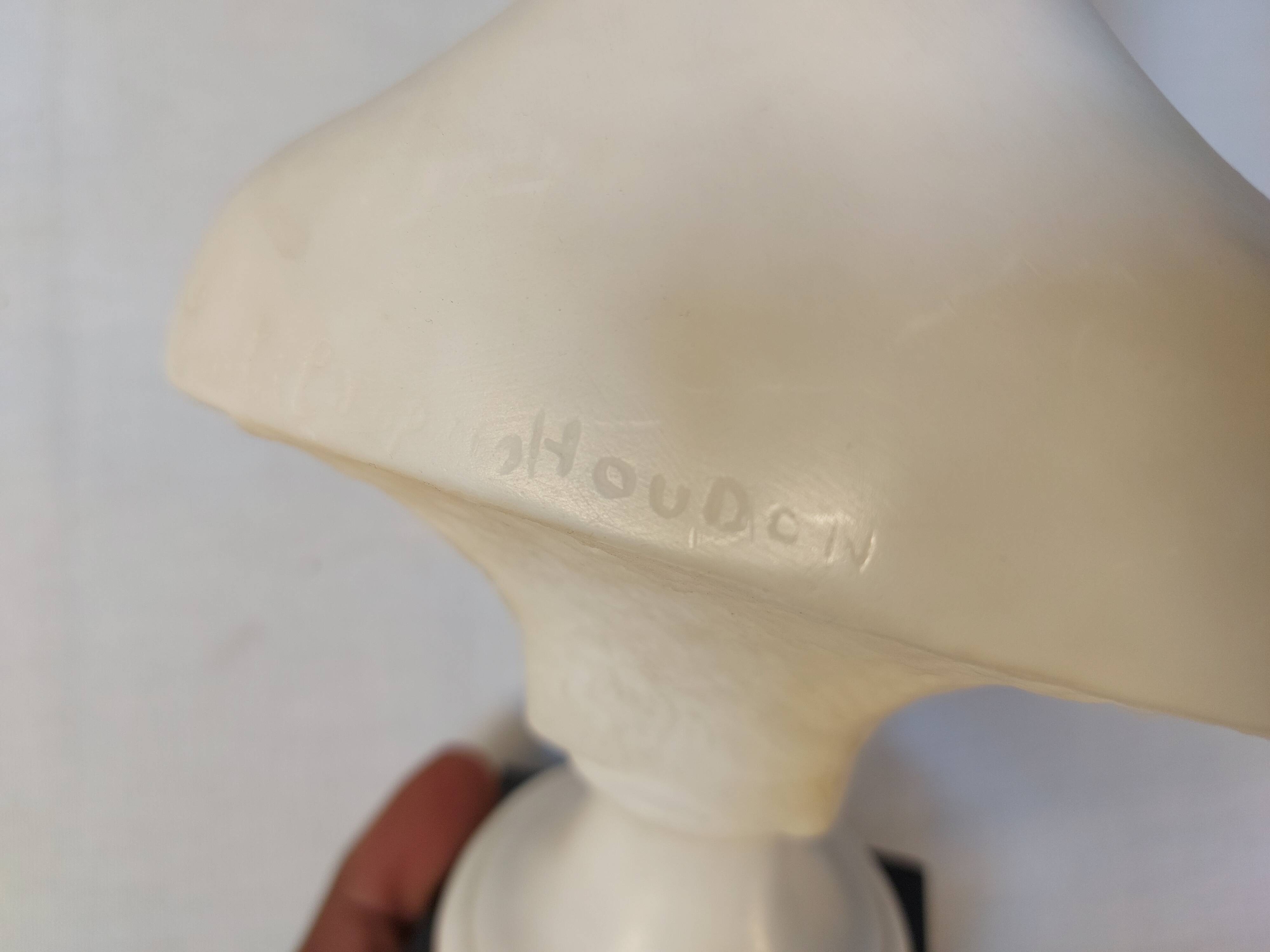 Wax bust "louyise brongniart" by miguel embil after houdon - 27 cm