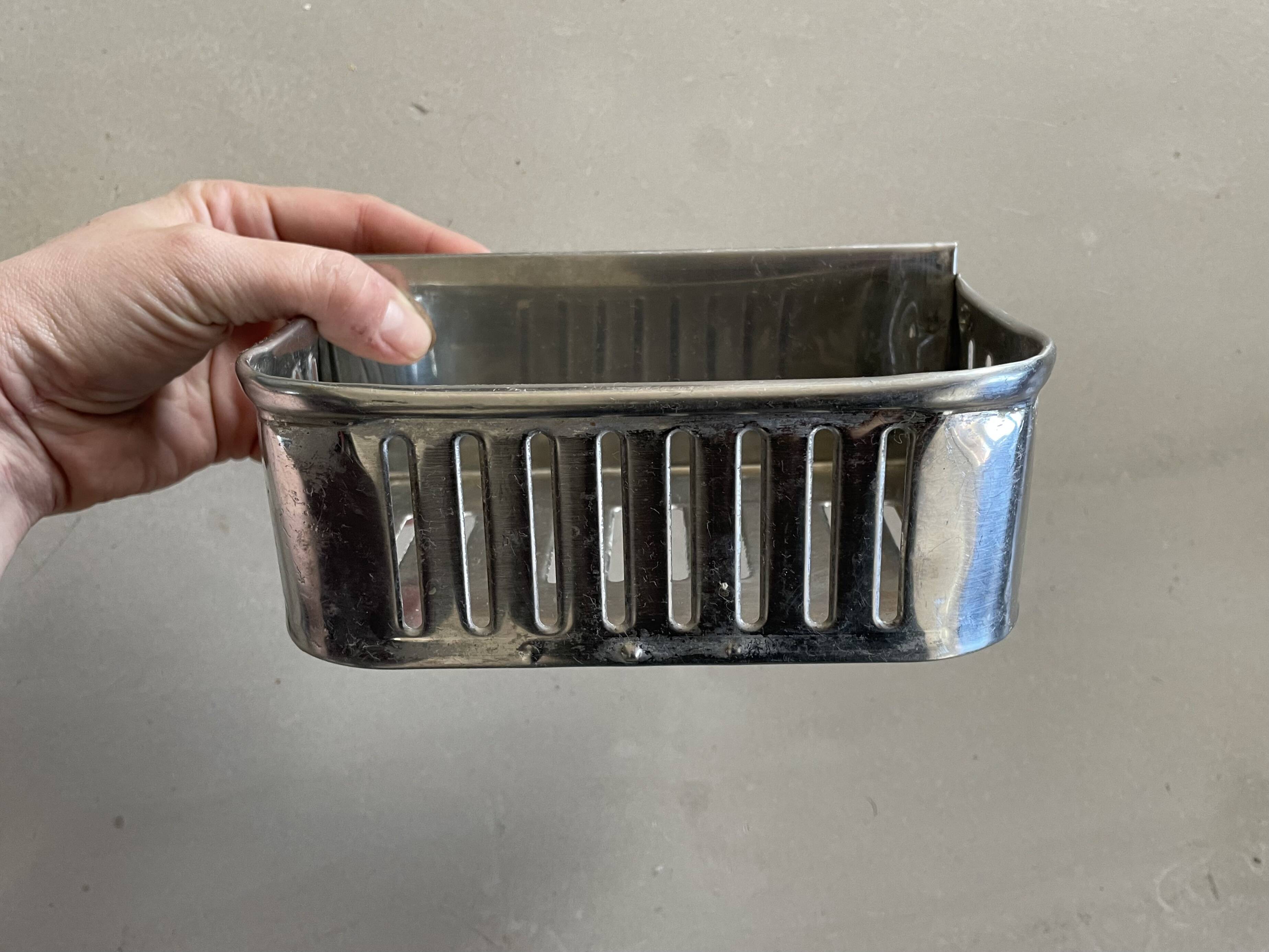 Industrial wall mounted soap dish