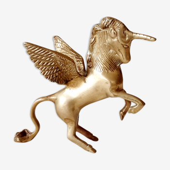 Figurine licorne en bronze