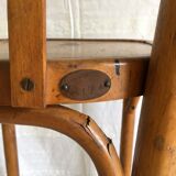 Curved wooden countertop chair - mid. 20th