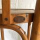 Curved wooden countertop chair - mid. 20th
