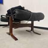 2 "Siesta" armchairs with their ottomans by Ingmar Relling, circa 1970