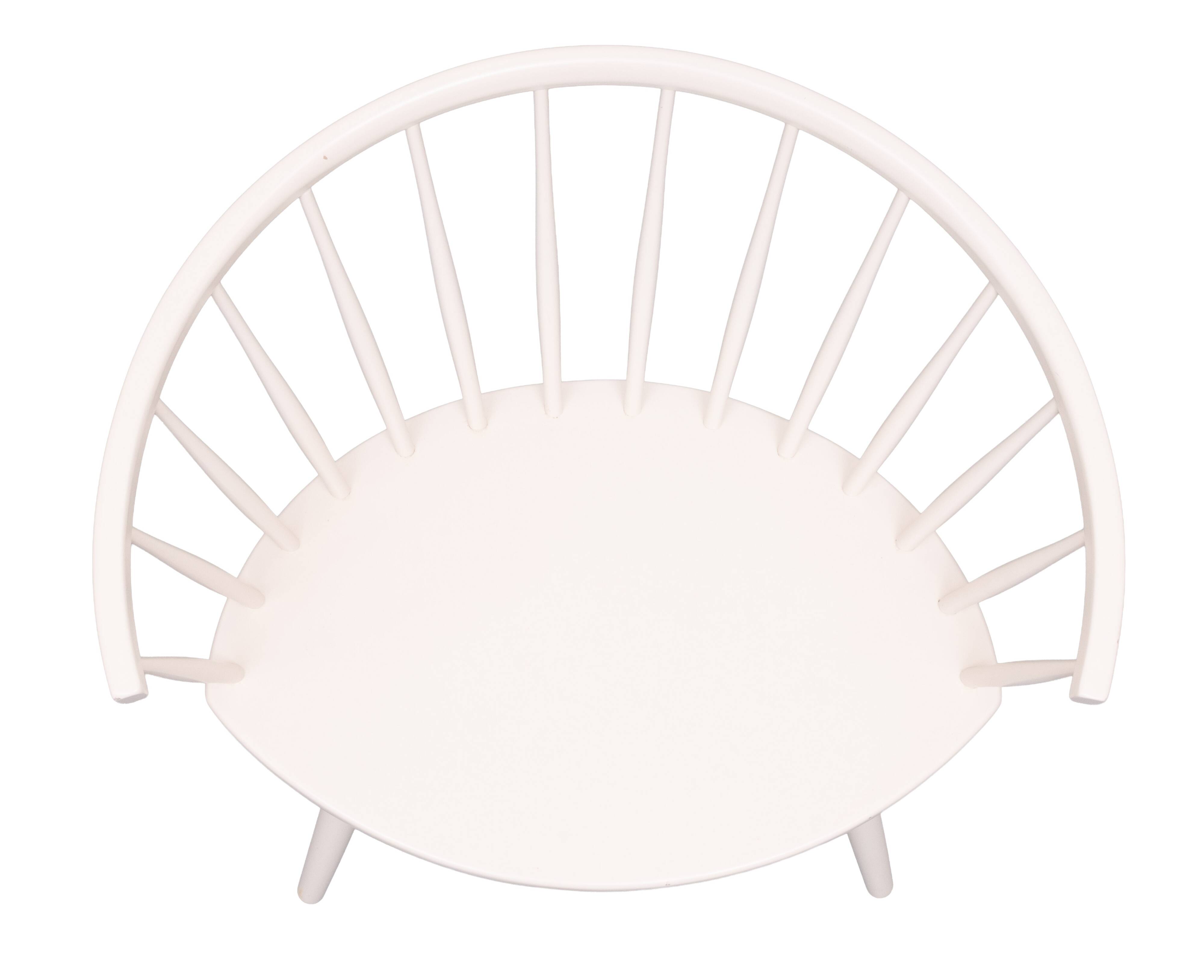 Yngve Ekström Arka White lounge chair Stolab Sweden 1955