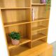 Tall LP bookcase with shelves from Sweden