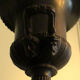 Pair of Medici vases, cast iron, on base