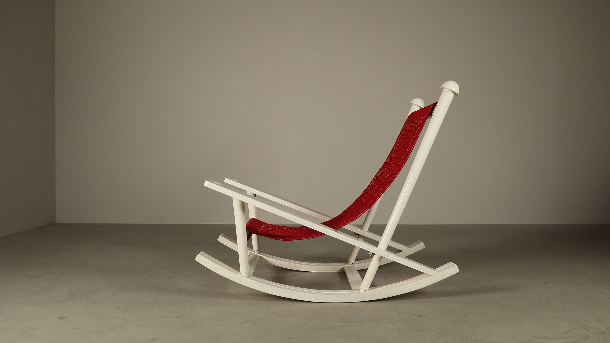 Gilles Sermadiras for Maison et Jardin, “Deauville” rocking chair, France, 1950
