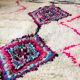 100% wool rug, handmade 225x150cm