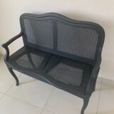 Old cane bench