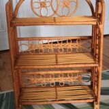 Small rattan shelf