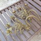 Pair of copper and brass 19 eme