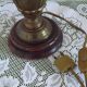 Glass and bronze lamp, Art Nouveau France