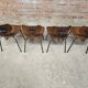 Set de 4 chaises  vintage Se 68 par Egon Eiermann pour Wilde+Spieth 1950"