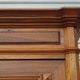 Large antique wardrobe in solid walnut