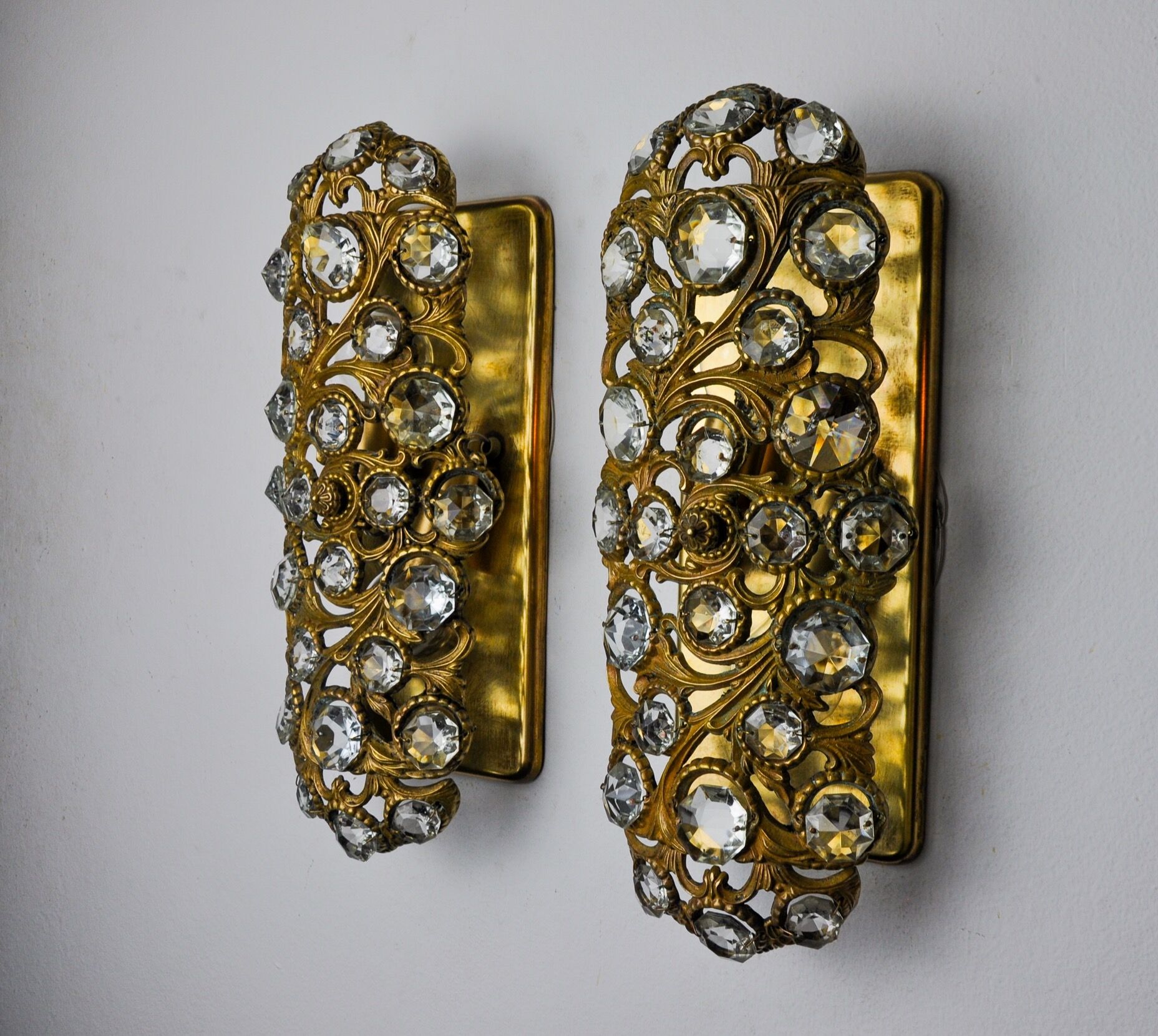 Pair of Palwa sconces by Ernest Palm, 1960, Spain
