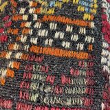 Vintage turkish kilim cushion cover , 30 x 60 cm