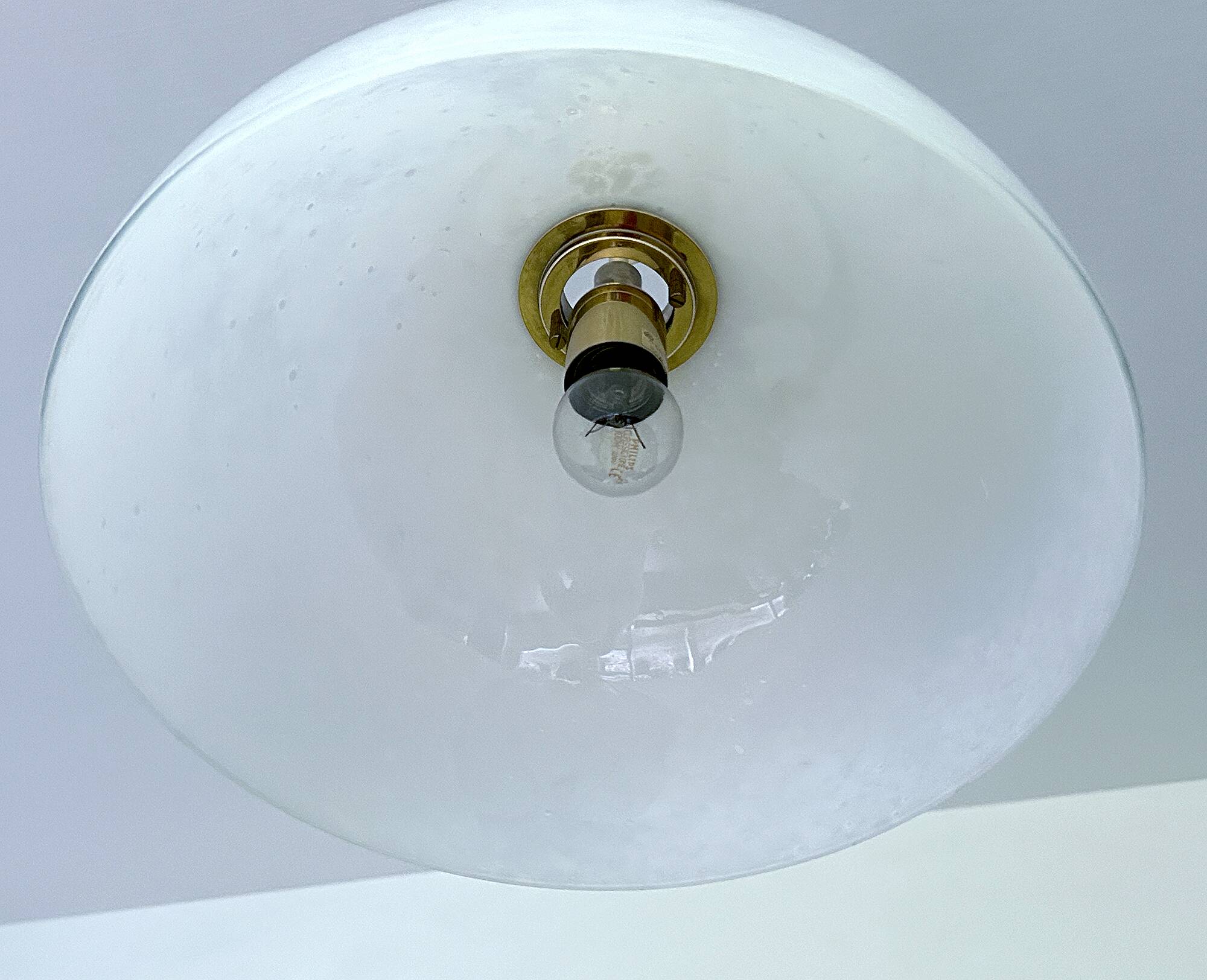 Vintage Limburg Glass Pendant Light