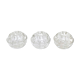 Set of vases pique flowers in glass