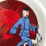 Assiette Tintin, Le lotus bleu