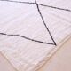 Black Diamond Beni Ouarain Rug - 304 x 204 cm