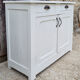 Low Parisian buffet white, vintage, 40s