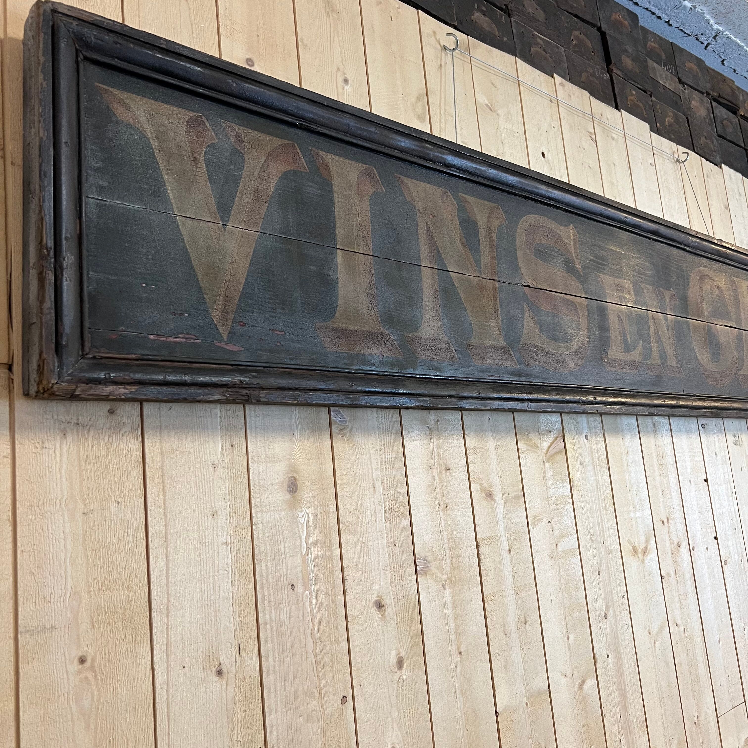 Former large brand of wholesale wine trade early XX th