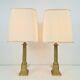 Neoclassical Empire Brass Table Lamp, France, 1960, Set of 2