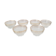 Art Deco cups with gold lisers