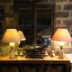 Pair of egg lamps in Hollywood Regency style